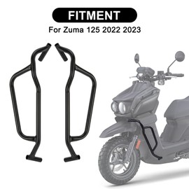 PSLER Iron Motorcycle Frame Guard Crash Bar Protector for Zuma 125 2022 2023