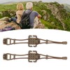 2Pcs Backpack Binding Clip MOLLE Gear Organizer Fastener Elastic Binding