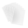 G4GADGET Pack of 50 A4 Clear Plastic Punch Punched Pockets