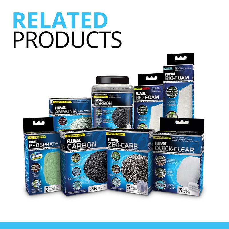 Fluval Carbon Filter Media for Aquariums, Premium Bituminous Carbon Inserts,