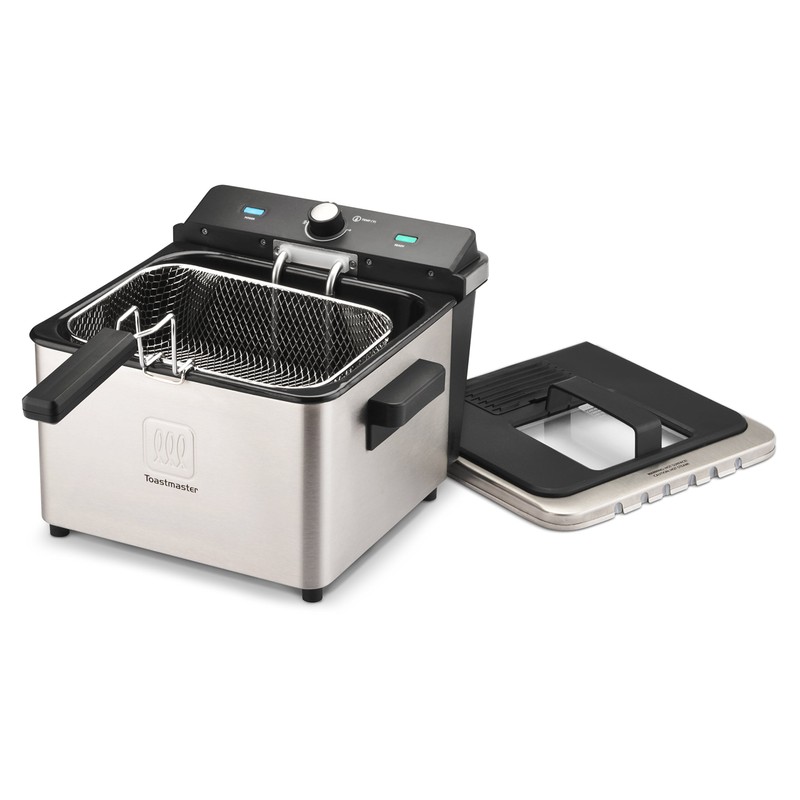 Toastmaster TM-168DF 4-Liter Stainless Steel Deep Fryer, Black