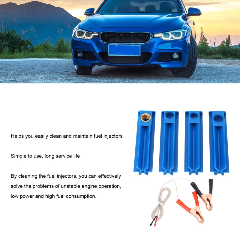 Fuel Injector Nozzle Cleaning Set DC12V to 24V Reliable Injector