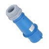 Industrial Socket IP44 Waterproof Brass Contact Aviation Connector 2P+E 32A