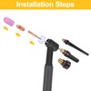 sourcing map 53pcs Tig Torch Kit for WP-17, WP-18, WP-26