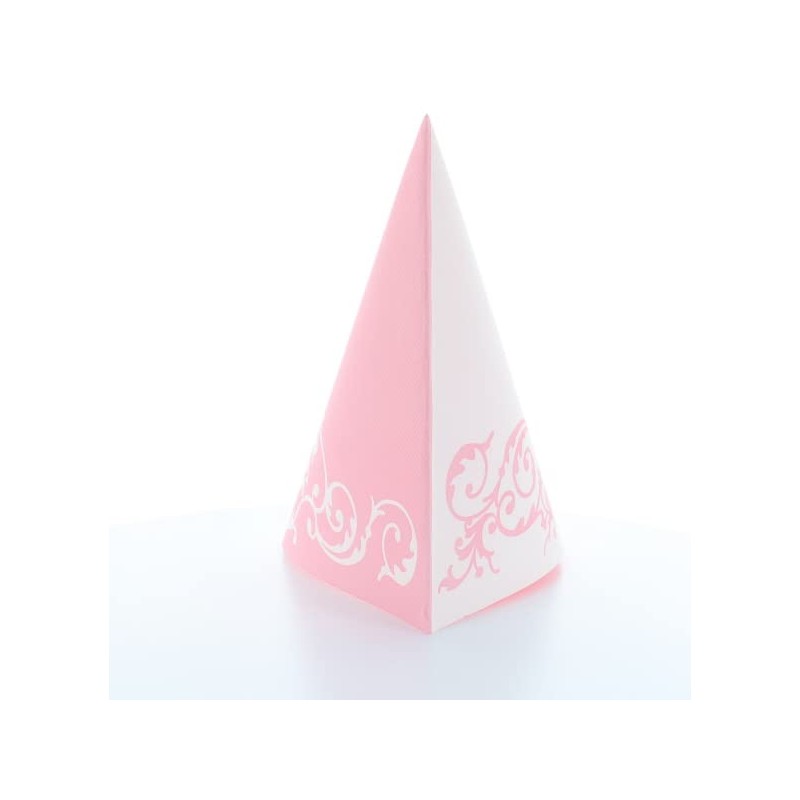 Napkins "Pomp" Airlaid Pack of 50 Rose / White