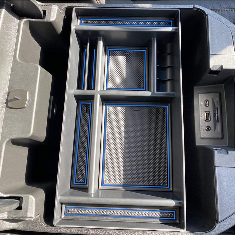 JKCOVER Center Console Organizer Tray Compatible with (2019-2025) Chevy Silverado