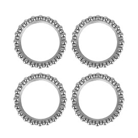X AUTOHAUX 4pcs 37mm x 20 Ball Bearing Cages Crank Bearings Wheel Bearing Retainer for Bicycle