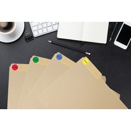 Avery Removable Colour Coding Round Labels, 3/4 Inch, Yellow Circle, 240 Labels Per Pack (2346)