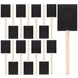 20 Pcs Foam Paint Brushes, 2 Inch Wood Handle Sponge Brushes for Painting, Foam Brushes for Staining, Varnishes, and DIY Craft Projects