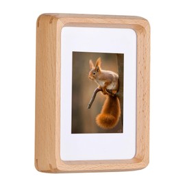 Kattepote 5x3.5 inch Picture Frames, Display Pictures 3x2 Inch with Mat or 5x3.5 without Mat, with High Clear Acrylic, Photo Frame for Landscape or Portrait Orientation, Wall-Mount & Tabletop