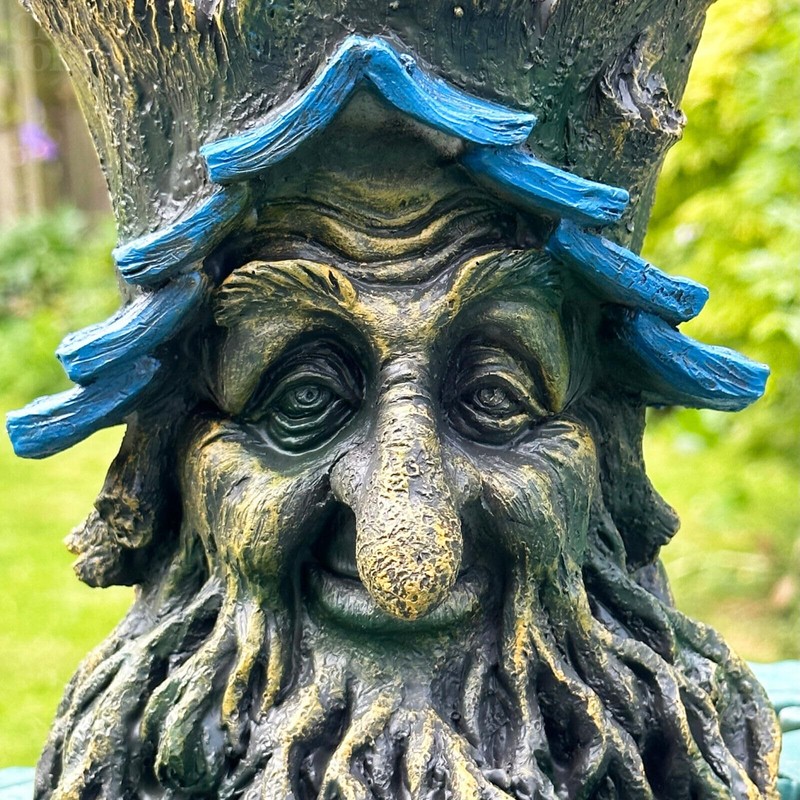 Darthome Rustic Greenman Planter Small Resin Tree Man Novelty Pagan