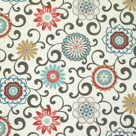 Pillow Perfect Outdoor/Indoor Pom Play Peachtini Tufted Seat Cushions (Round Back), 19" x 18.5", Blue, 2 Count