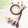 LERSUSI 4 PCS Crystal Cage Necklace With Adjustable Length Cord