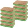 SCRUBIT Natural Sponges - 10 Pack Biodegradable Compostable Cellulose and
