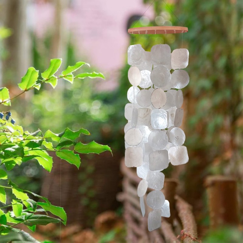 ART-CRAFT Capiz Shell Chain Garland White as Hanging Decoration for