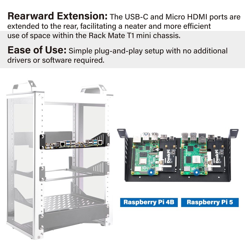 GeeekPi Micro HDMI to HDMI Adapter Board for Raspberry Pi