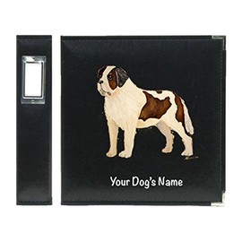 Saint Bernard Dog Hand Painted Photo Album/Scrapbook for Show Photos, Awards, Action Shots, Agility