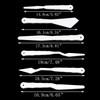 SJZBIN Six Different Styles Plastic Painting Palette Knives Plastic Spatula