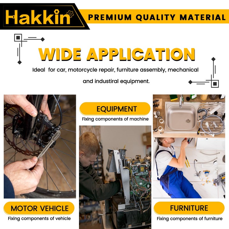 Hakkin 2PCS Offset Screwdriver Set S2 Steel Z-Type Double Head