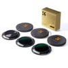 K&F Concept 62MM CPL, ND8, ND64 Lens Filter Kit, Multi-Coated