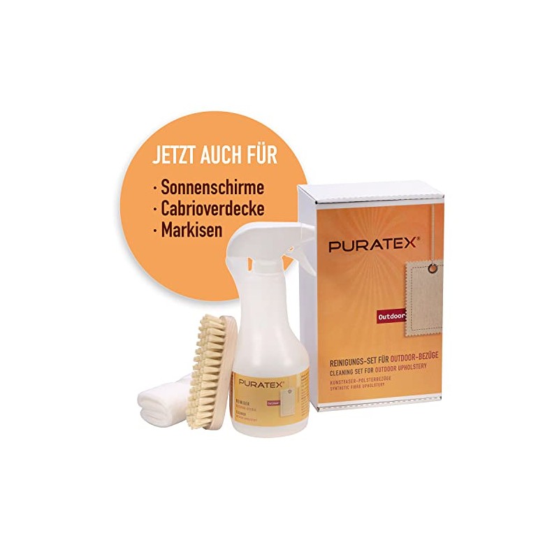 PURATEX Cleaning set for outdoor fabrics such as parasols, awnings,