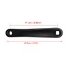 Bnineteenteam Bicycle Crank Arm, Aluminum Alloy Left Hand Crank Arm