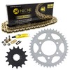 NICHE Drive Sprocket Chain Combo for Kawasaki Ninja ZX6R ZZR600