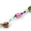 Avalaya Long Multicoloured Glass Bead, Sea Shell Nugget Necklace/ 100cm