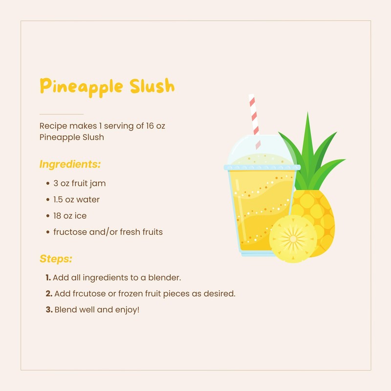 Bossen Fruit Jam/Smoothie Paste (Bottle, Pineapple)