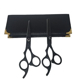 skyweb Professional Hair Scissors and Hair Thining Scissors Set, 14 cm, Comes with Free Presentation Case