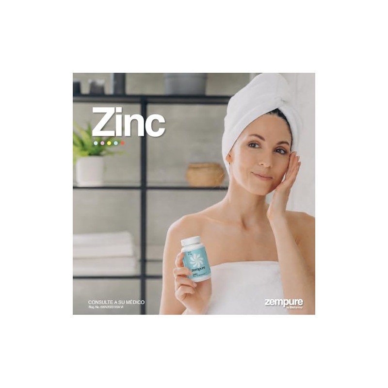 Zinc 50 MG Sulfato de Zinc | Alta Concentración |