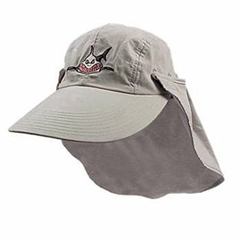 Trident Long Bill Shark Sun Hat, Tan