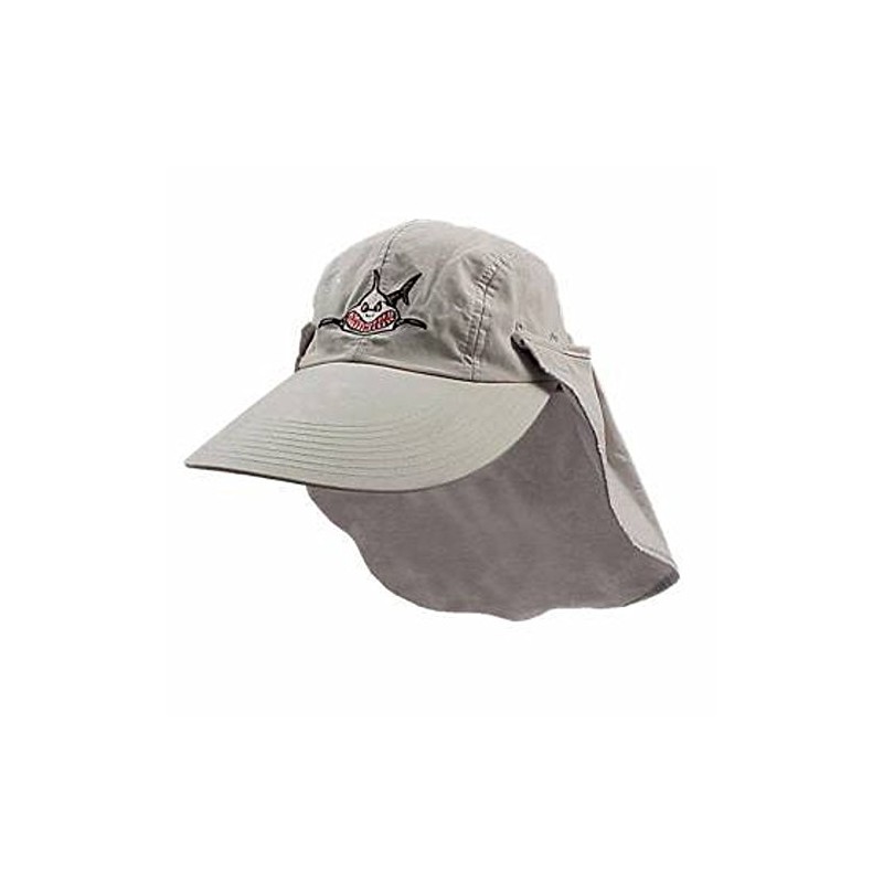 Trident Long Bill Shark Sun Hat, Tan