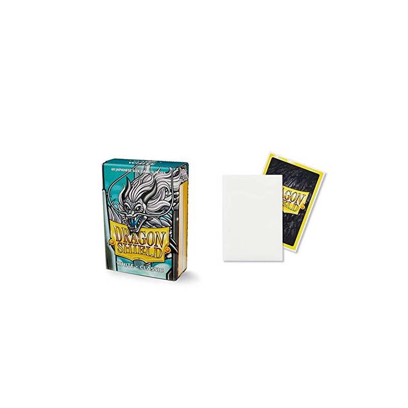 5 Packs Dragon Shield Classic Mini Japanese White 60 ct