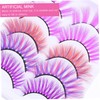 Ipetboom 10pcs 3d Color Lashes Cluster Lashes False Eyelashes Thick