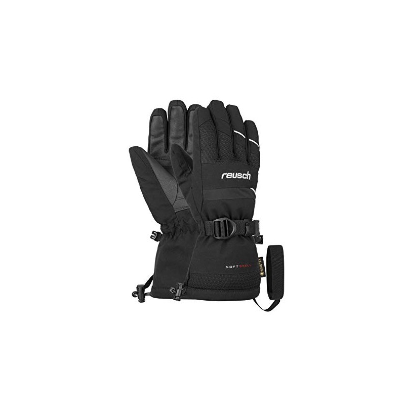 Reusch Children's Maxim GTX Gloves, Black/White, 4