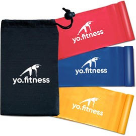 Set de Bandas de Estiramiento Ligas de Extension 1.20 de Largo Ejercicio, Yoga, Pilates