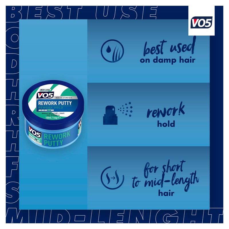VO5 Rework Hair Putty 150 ml
