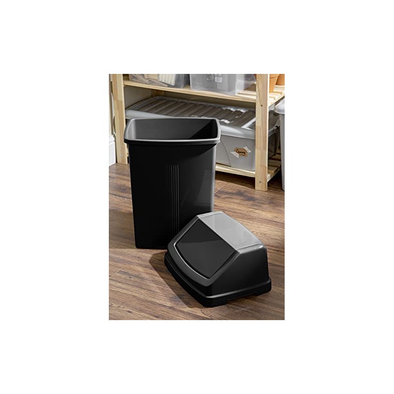 M1SS Casa 8L Swing Bin Assorted Colours High Grade Flip