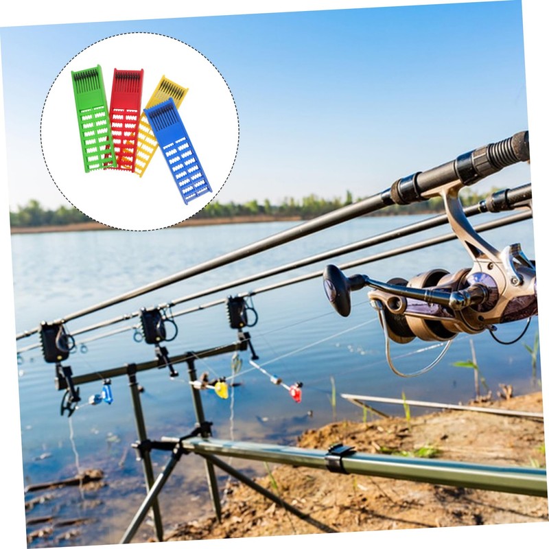 BIUDECO 4pcs Fishing Hook Holder Organizer Compact Tackle Organizer Case