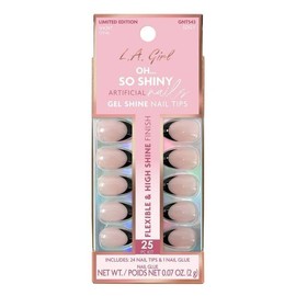 L.A. Girl Oh So Shiny Nail Tips, Edgy GNT543A