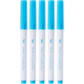 Mr. Pen- Fabric Markers for Sewing, 5 Pack, Blue, Erasable, Water Soluble Fabric Marker, Fabric Pens for Sewing Erasable, Washable Fabric Marker, Water Soluble Pen, Fabric Marking Pens for Sewing