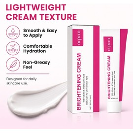 Crema iluminadora con humectante facial con arbutina y ácido tranexámico Hidratante facial de arbutina y ácido tranexámico con textura ligera for una hidratación diaria y un aspecto más luminoso.
