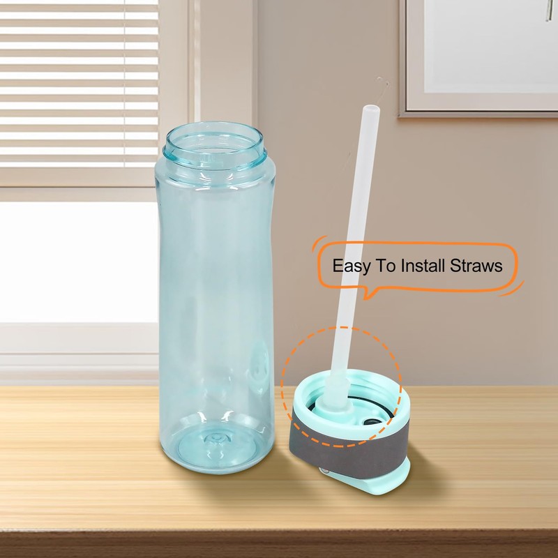 KLOWOAH Replacement Straws Compatible with Contigo Ashland 2.0 Leak-Proof 24oz
