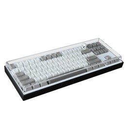 Acrylic Keyboard Dust Cover,75 Keys Transparent Mechanical Keyboard Protective Cover,Compatible with Computer Gaming Keyboards (12.6''x5.31''x0.87'')