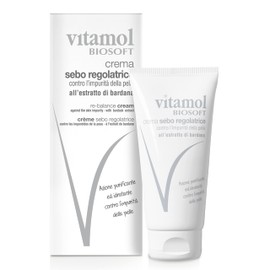 Vitamol Biosoft Cream Sebo Regulator Against Blemishes, Acne, Pimples and Blackheads with Burdock Extract 40 ml - Combination Skin or Oily Skin