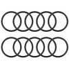 sourcing map Metric Nitrile Rubber O-Rings Seal Rubber Sealing Ring