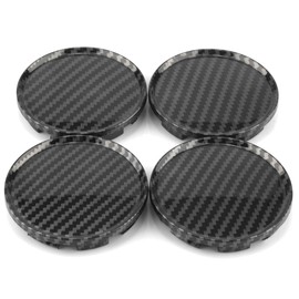 RTrhinoTuning 4 PCS 63mm Wheel Center Caps Compatible with Prius Superturismo Tribeca Rim, OD: 2.48"(63 mm) ID: 2.26"(57.3 mm) Carbon Fiber Hubcaps