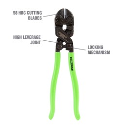 OEMTOOLS 22609 8" Bolt Cutter, Wire Cutters Heavy Duty, Bolt Cutters for Nails, Lock Cutters and Rivet Cutter, Mini Bolt Cutters Hardened Blades, Fence Cutters, Strong Wire Cutters