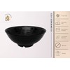 VALLENWOOD 4 Ramen Bowls, 12 pieces Pho set. All Black